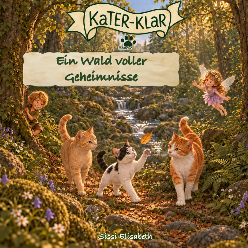Cover von Kater-Klar Band 2: Ein Wald voller Geheimnisse