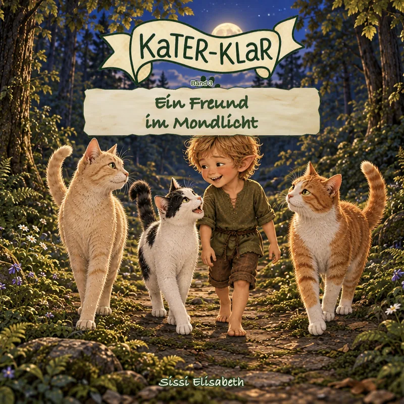 Cover von Kater-Klar Band 3: Ein Freund im Mondlicht